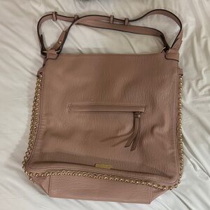 Jessica Simpson Blush Studded Shoulder Bag